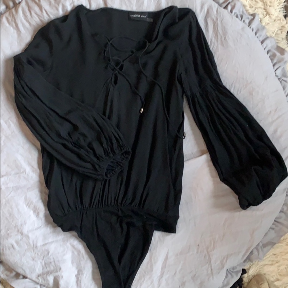 Black Long Sleeves Onsie